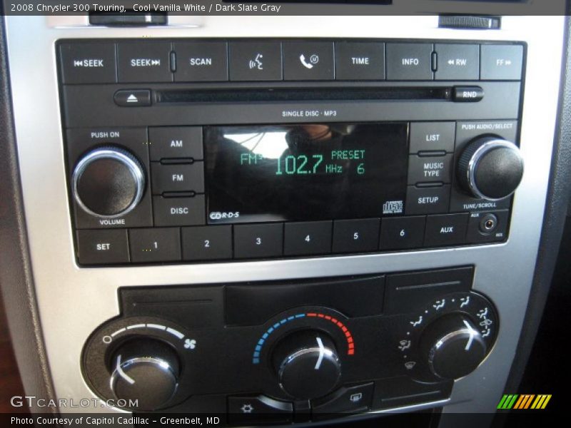 Cool Vanilla White / Dark Slate Gray 2008 Chrysler 300 Touring