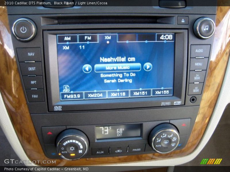 Controls of 2010 DTS Platinum