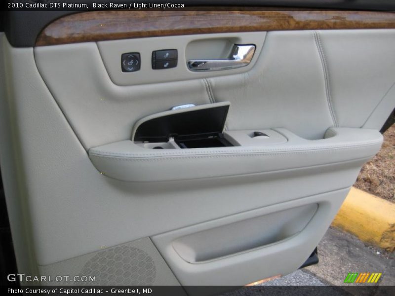 Black Raven / Light Linen/Cocoa 2010 Cadillac DTS Platinum