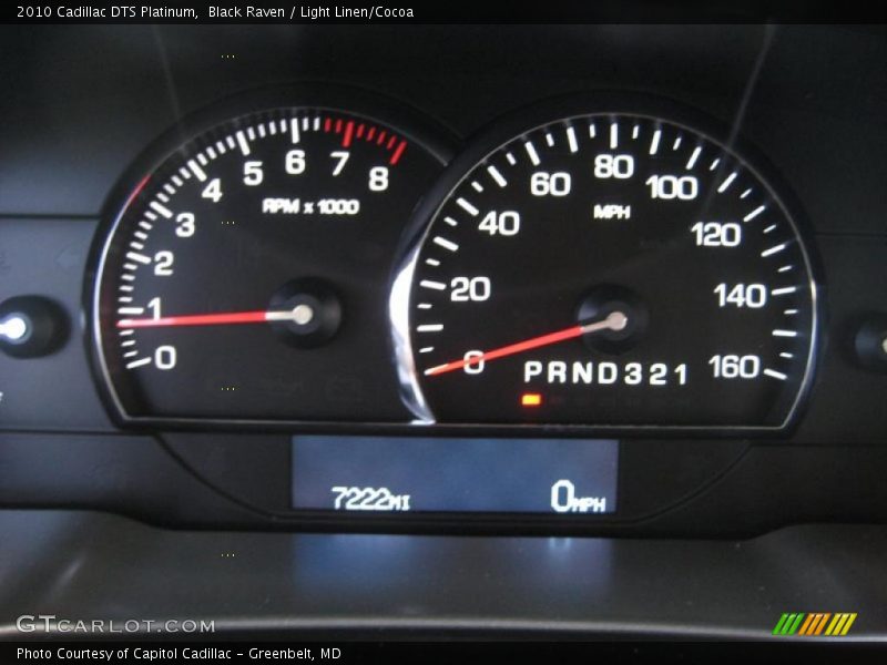  2010 DTS Platinum Platinum Gauges