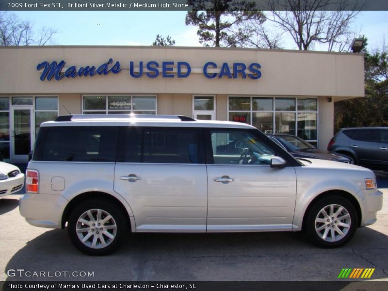 Brilliant Silver Metallic / Medium Light Stone 2009 Ford Flex SEL