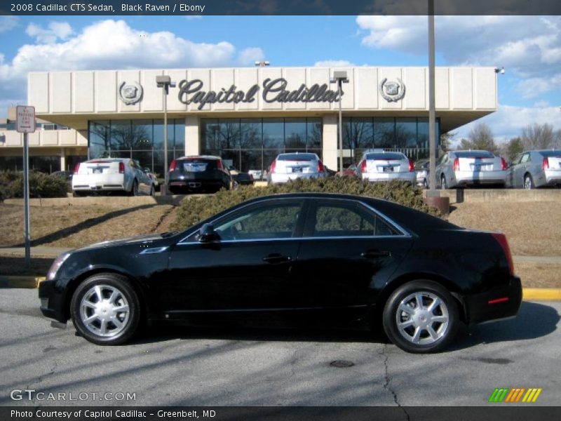 Black Raven / Ebony 2008 Cadillac CTS Sedan