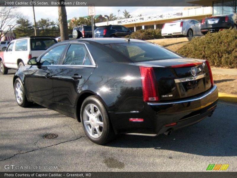 Black Raven / Ebony 2008 Cadillac CTS Sedan