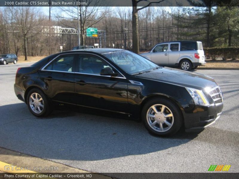 Black Raven / Ebony 2008 Cadillac CTS Sedan