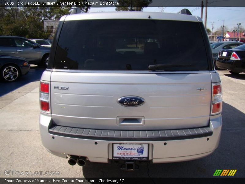 Brilliant Silver Metallic / Medium Light Stone 2009 Ford Flex SEL