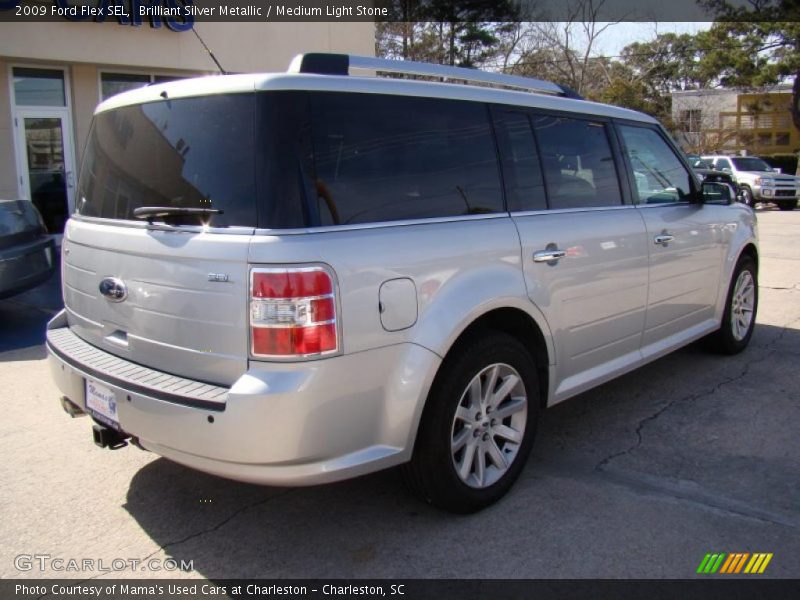 Brilliant Silver Metallic / Medium Light Stone 2009 Ford Flex SEL