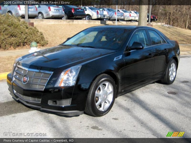 Black Raven / Ebony 2008 Cadillac CTS Sedan