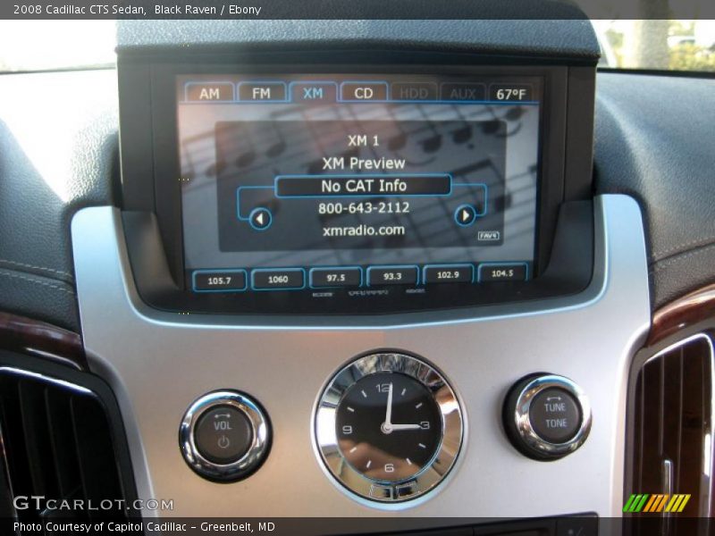 Black Raven / Ebony 2008 Cadillac CTS Sedan