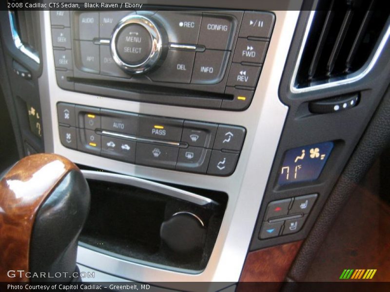 Black Raven / Ebony 2008 Cadillac CTS Sedan