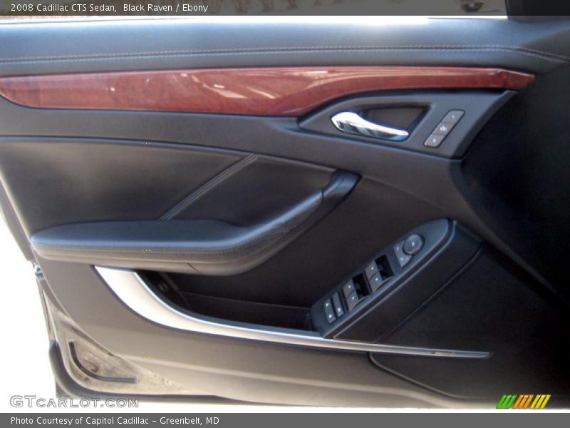 Black Raven / Ebony 2008 Cadillac CTS Sedan