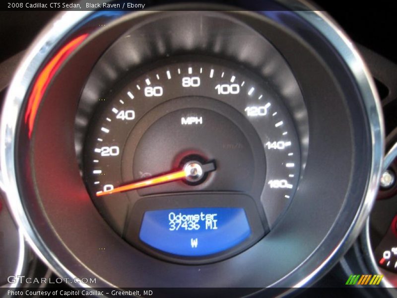 Black Raven / Ebony 2008 Cadillac CTS Sedan