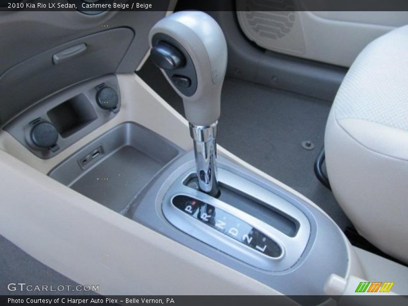  2010 Rio LX Sedan 4 Speed Automatic Shifter