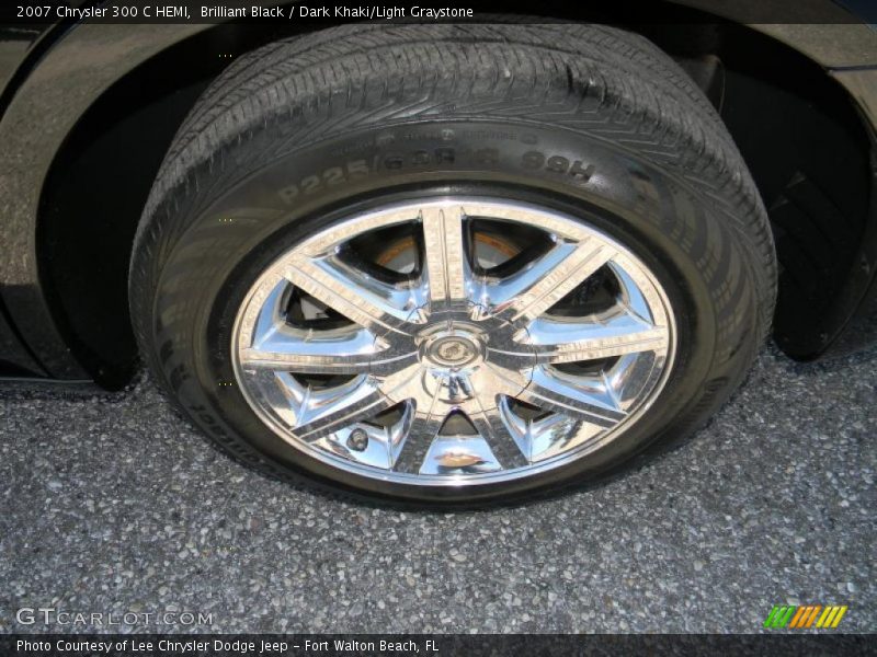 Brilliant Black / Dark Khaki/Light Graystone 2007 Chrysler 300 C HEMI