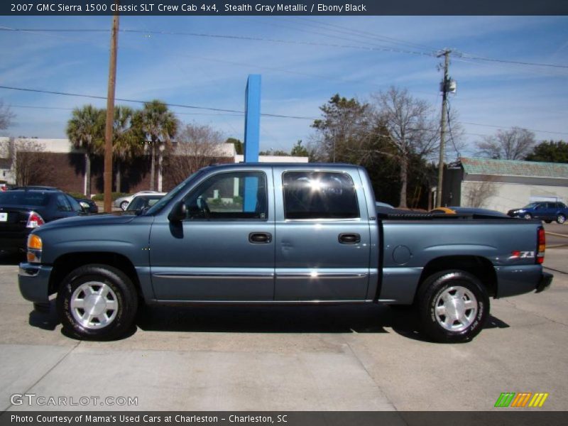  2007 Sierra 1500 Classic SLT Crew Cab 4x4 Stealth Gray Metallic
