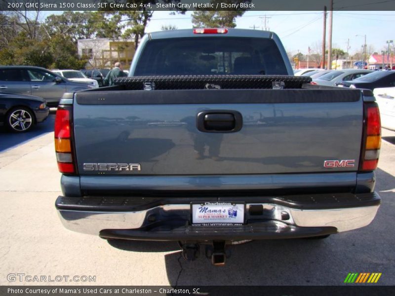 Stealth Gray Metallic / Ebony Black 2007 GMC Sierra 1500 Classic SLT Crew Cab 4x4