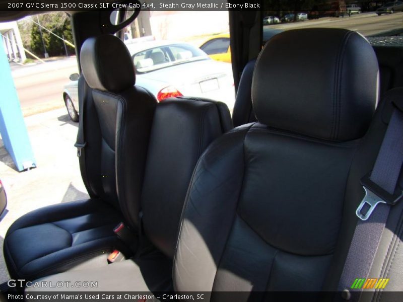 Stealth Gray Metallic / Ebony Black 2007 GMC Sierra 1500 Classic SLT Crew Cab 4x4