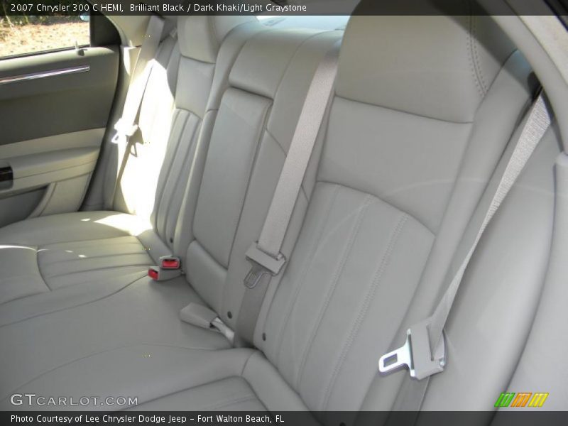 Brilliant Black / Dark Khaki/Light Graystone 2007 Chrysler 300 C HEMI