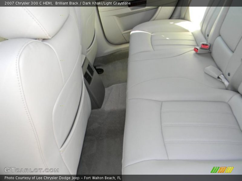 Brilliant Black / Dark Khaki/Light Graystone 2007 Chrysler 300 C HEMI