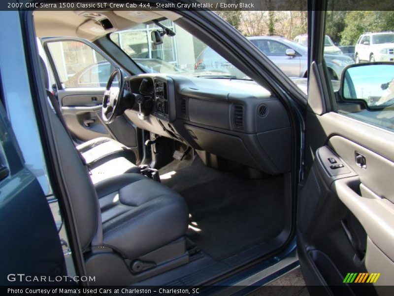 Stealth Gray Metallic / Ebony Black 2007 GMC Sierra 1500 Classic SLT Crew Cab 4x4