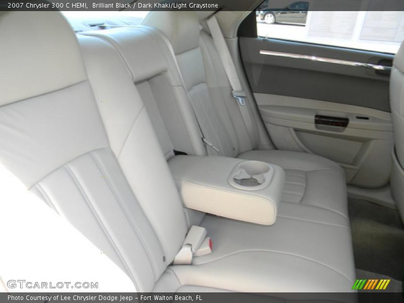 Brilliant Black / Dark Khaki/Light Graystone 2007 Chrysler 300 C HEMI