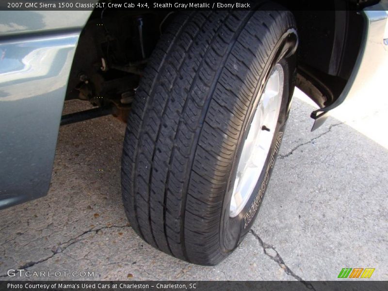 Stealth Gray Metallic / Ebony Black 2007 GMC Sierra 1500 Classic SLT Crew Cab 4x4