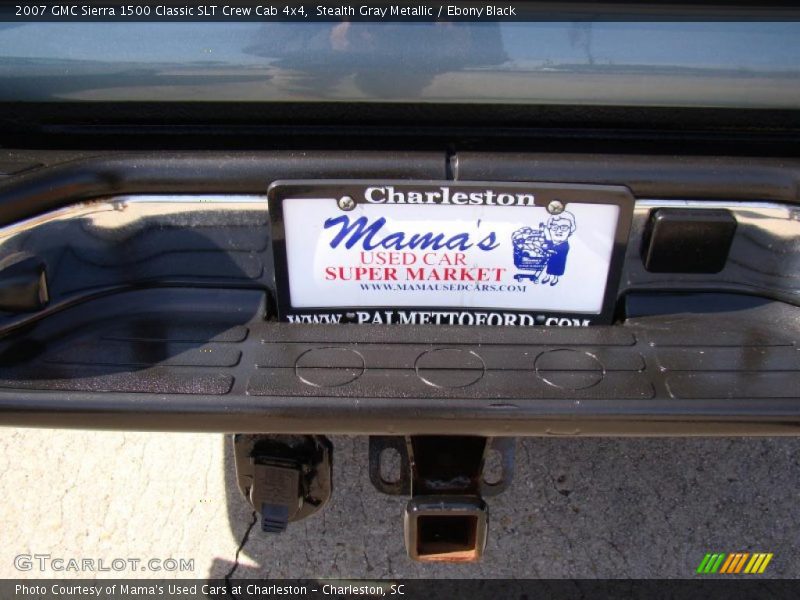 Stealth Gray Metallic / Ebony Black 2007 GMC Sierra 1500 Classic SLT Crew Cab 4x4
