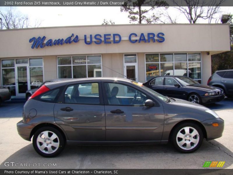 Liquid Grey Metallic / Dark Charcoal 2002 Ford Focus ZX5 Hatchback