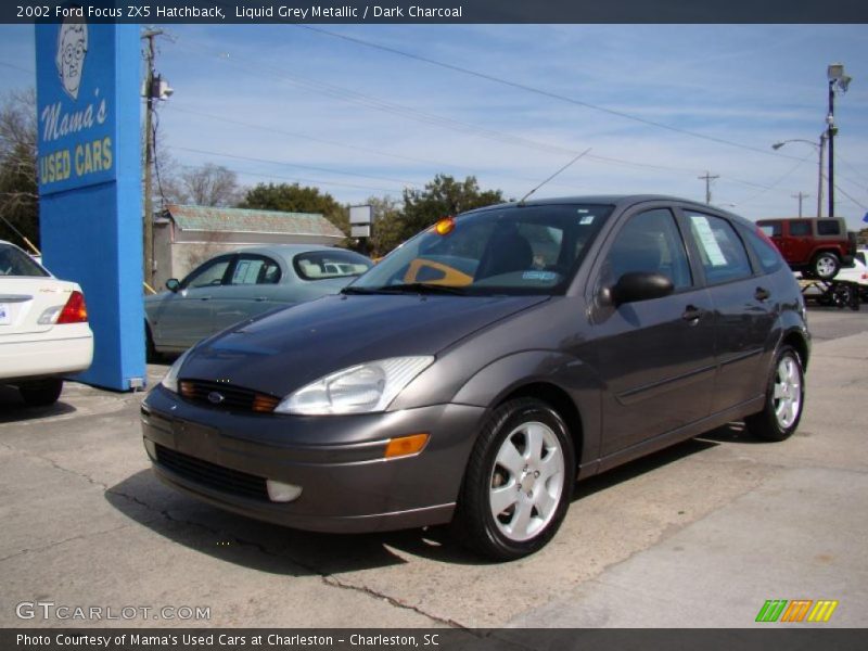 Liquid Grey Metallic / Dark Charcoal 2002 Ford Focus ZX5 Hatchback