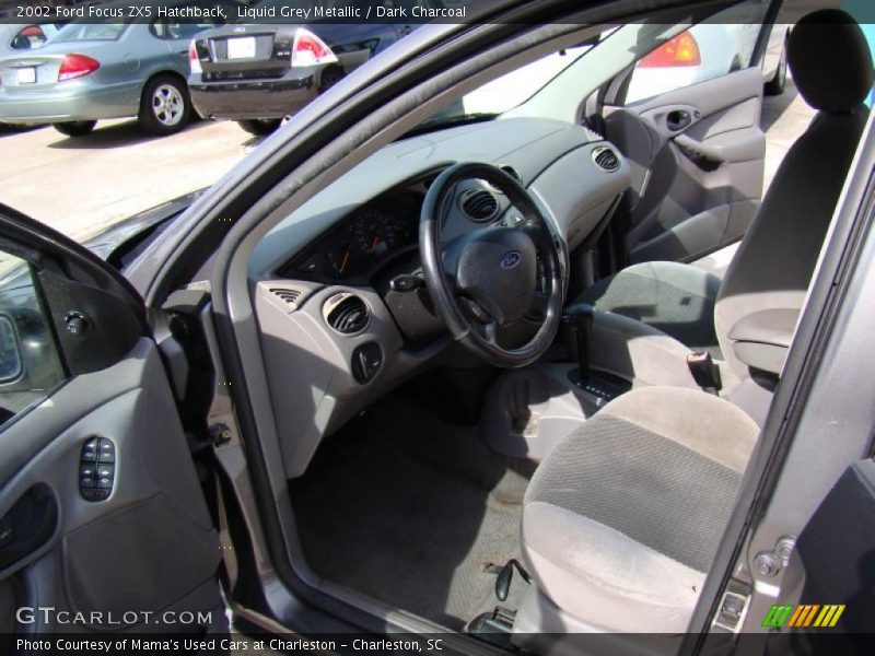 Liquid Grey Metallic / Dark Charcoal 2002 Ford Focus ZX5 Hatchback