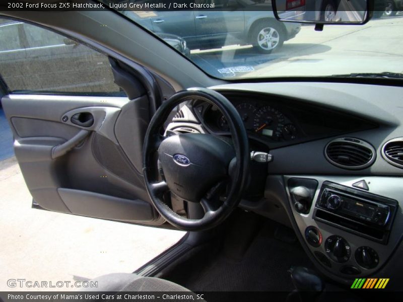 Liquid Grey Metallic / Dark Charcoal 2002 Ford Focus ZX5 Hatchback