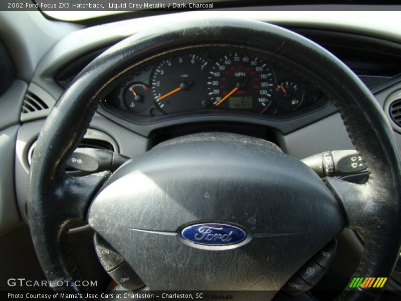 Liquid Grey Metallic / Dark Charcoal 2002 Ford Focus ZX5 Hatchback