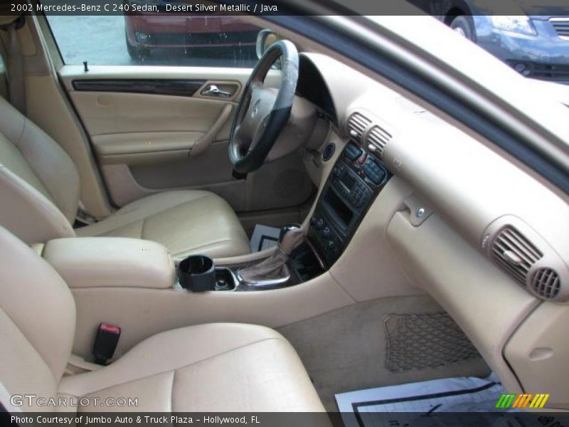 Desert Silver Metallic / Java 2002 Mercedes-Benz C 240 Sedan