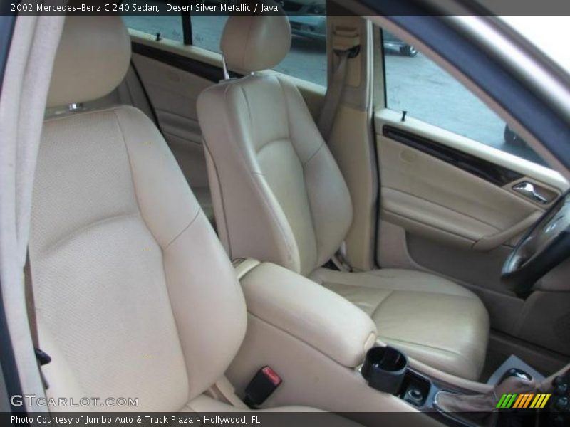Desert Silver Metallic / Java 2002 Mercedes-Benz C 240 Sedan