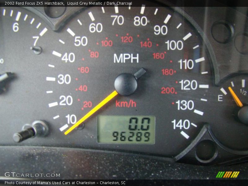Liquid Grey Metallic / Dark Charcoal 2002 Ford Focus ZX5 Hatchback