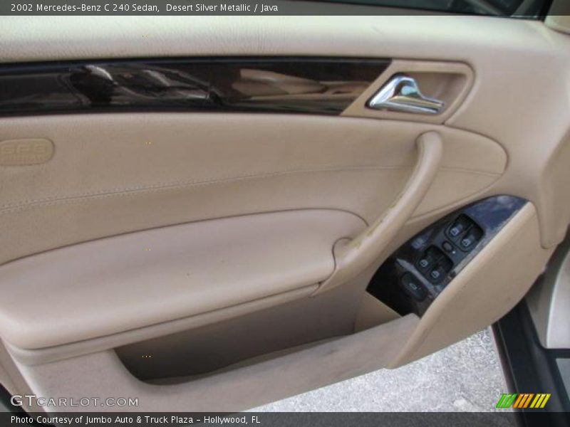 Desert Silver Metallic / Java 2002 Mercedes-Benz C 240 Sedan