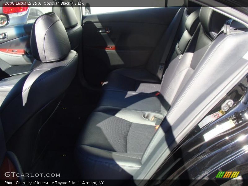 Obsidian Black / Black 2008 Lexus ES 350