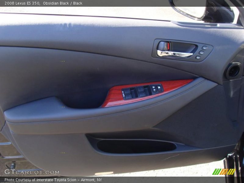 Obsidian Black / Black 2008 Lexus ES 350