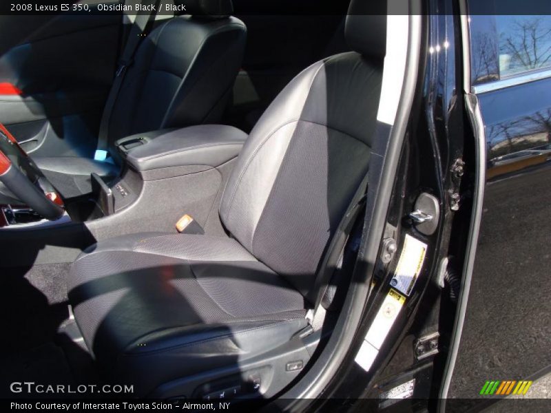Obsidian Black / Black 2008 Lexus ES 350