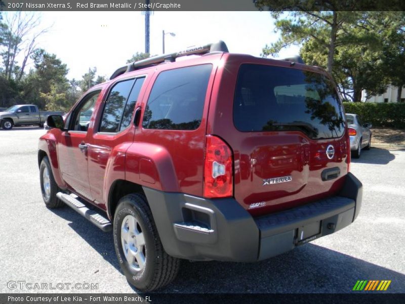 Red Brawn Metallic / Steel/Graphite 2007 Nissan Xterra S