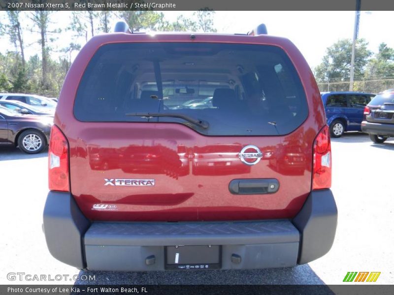 Red Brawn Metallic / Steel/Graphite 2007 Nissan Xterra S