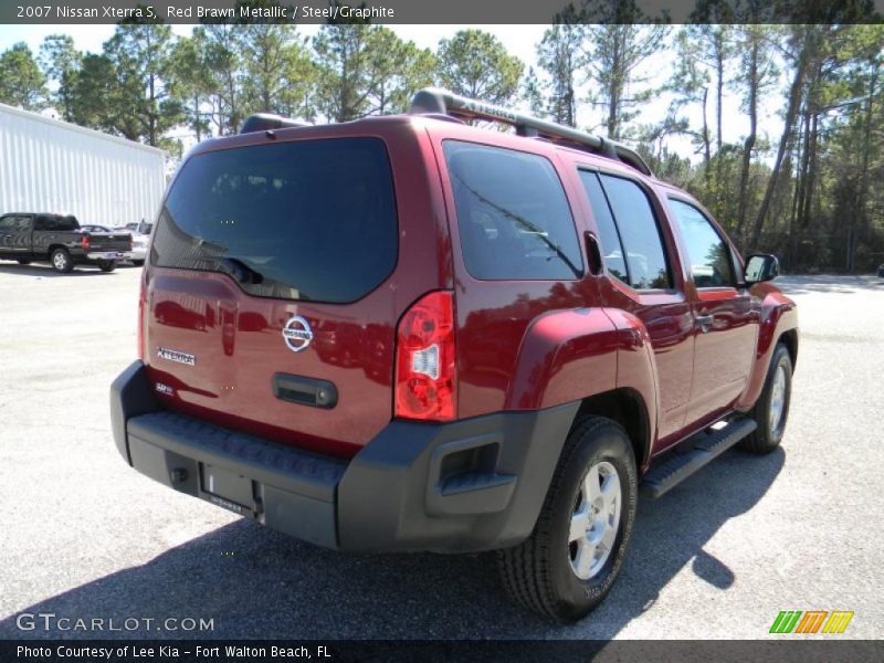 Red Brawn Metallic / Steel/Graphite 2007 Nissan Xterra S