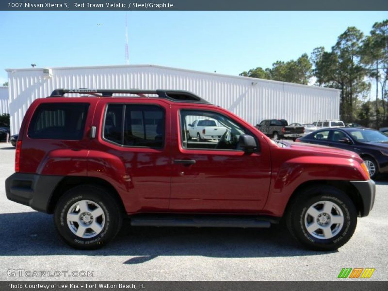Red Brawn Metallic / Steel/Graphite 2007 Nissan Xterra S
