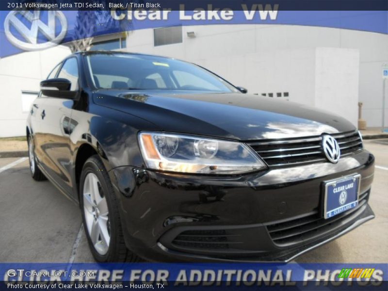 Black / Titan Black 2011 Volkswagen Jetta TDI Sedan