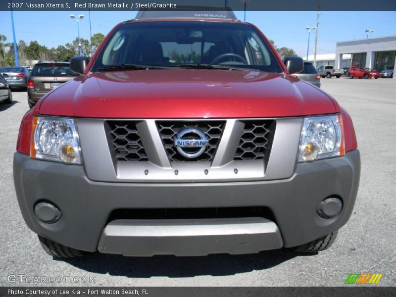 Red Brawn Metallic / Steel/Graphite 2007 Nissan Xterra S