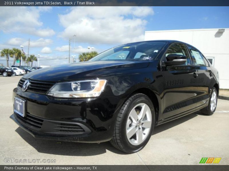 Black / Titan Black 2011 Volkswagen Jetta TDI Sedan