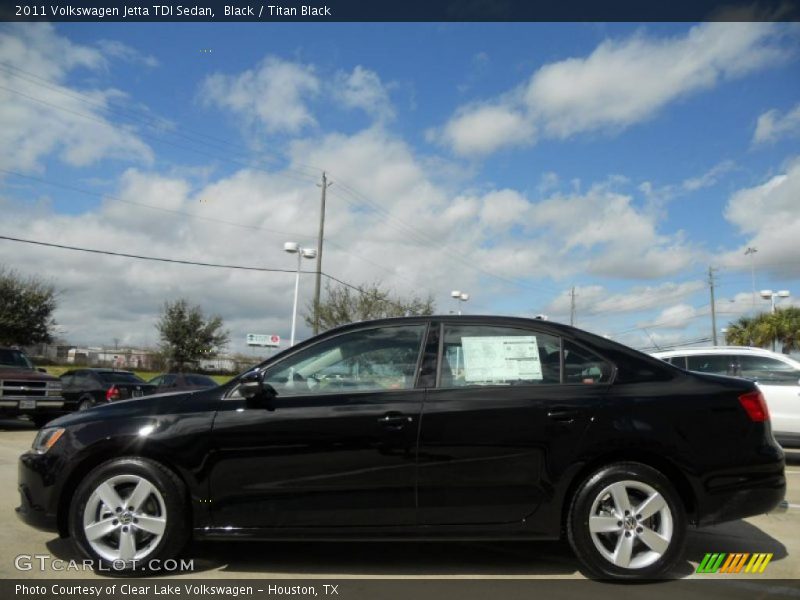 Black / Titan Black 2011 Volkswagen Jetta TDI Sedan