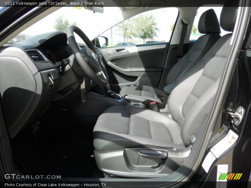 Black / Titan Black 2011 Volkswagen Jetta TDI Sedan
