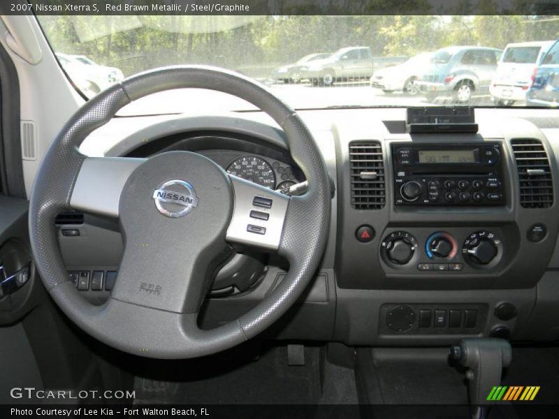 Red Brawn Metallic / Steel/Graphite 2007 Nissan Xterra S