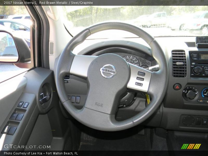 Red Brawn Metallic / Steel/Graphite 2007 Nissan Xterra S