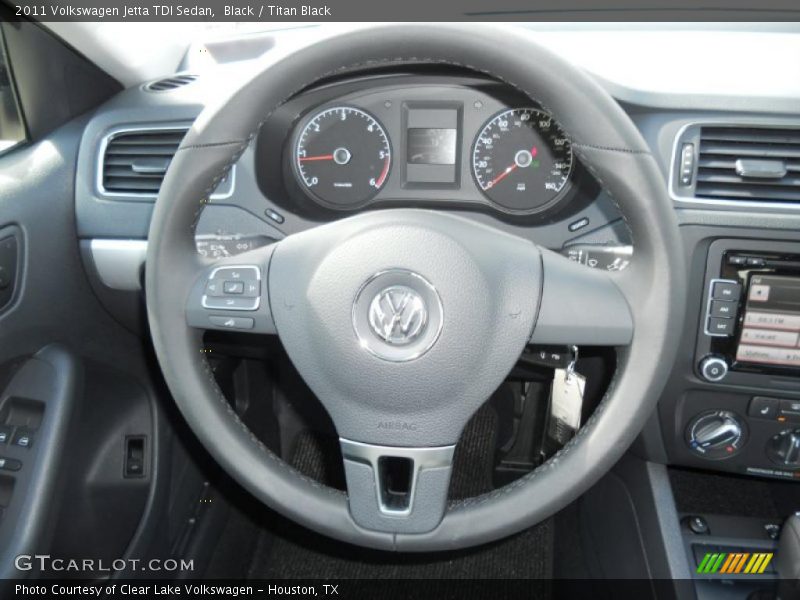 Black / Titan Black 2011 Volkswagen Jetta TDI Sedan